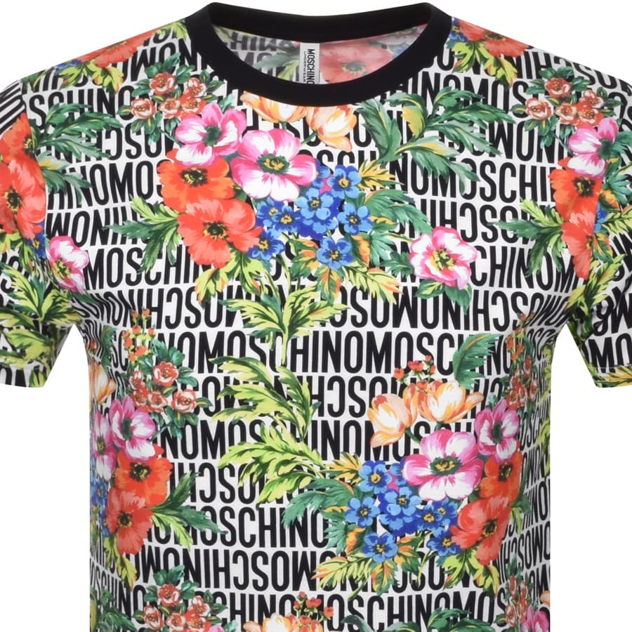 Alternative Image for ProductMoschino Short Sleeve Logo T Shirt White2
